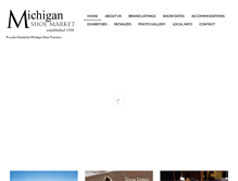 Tablet Screenshot of michiganshoeshow.com